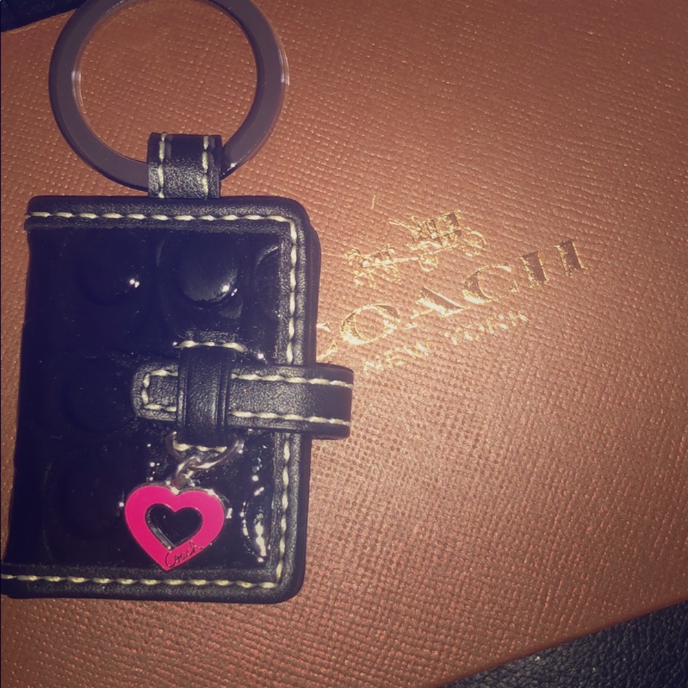 Coach signature picture frame charm